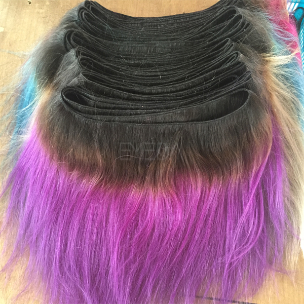 Acct customized order human hair extensions China factory  LJ47